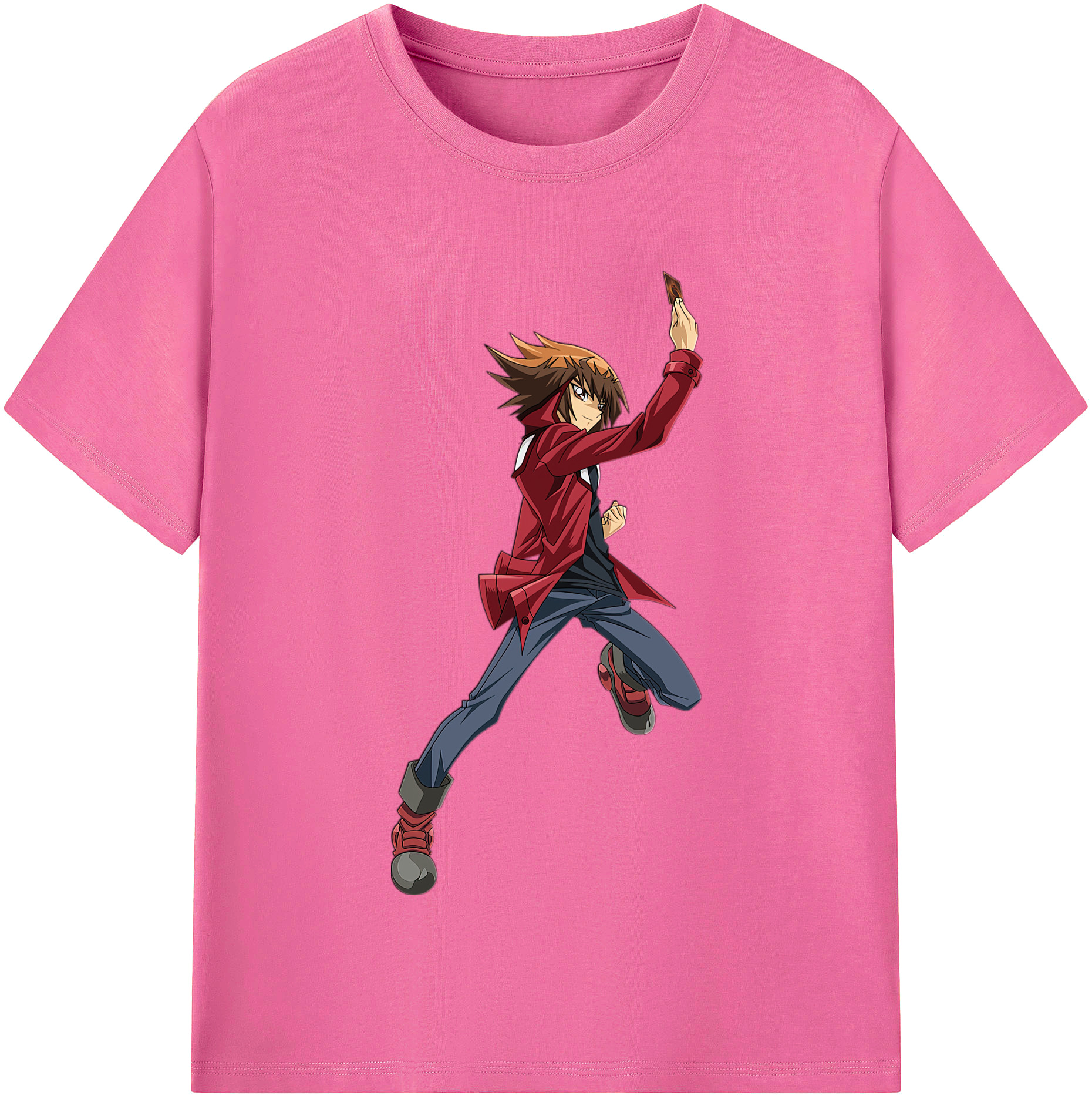 （画像用） 遊☆戯☆王 Yu-Gi-Oh! レディースカジュアルプリントTシャツ（綿100％）